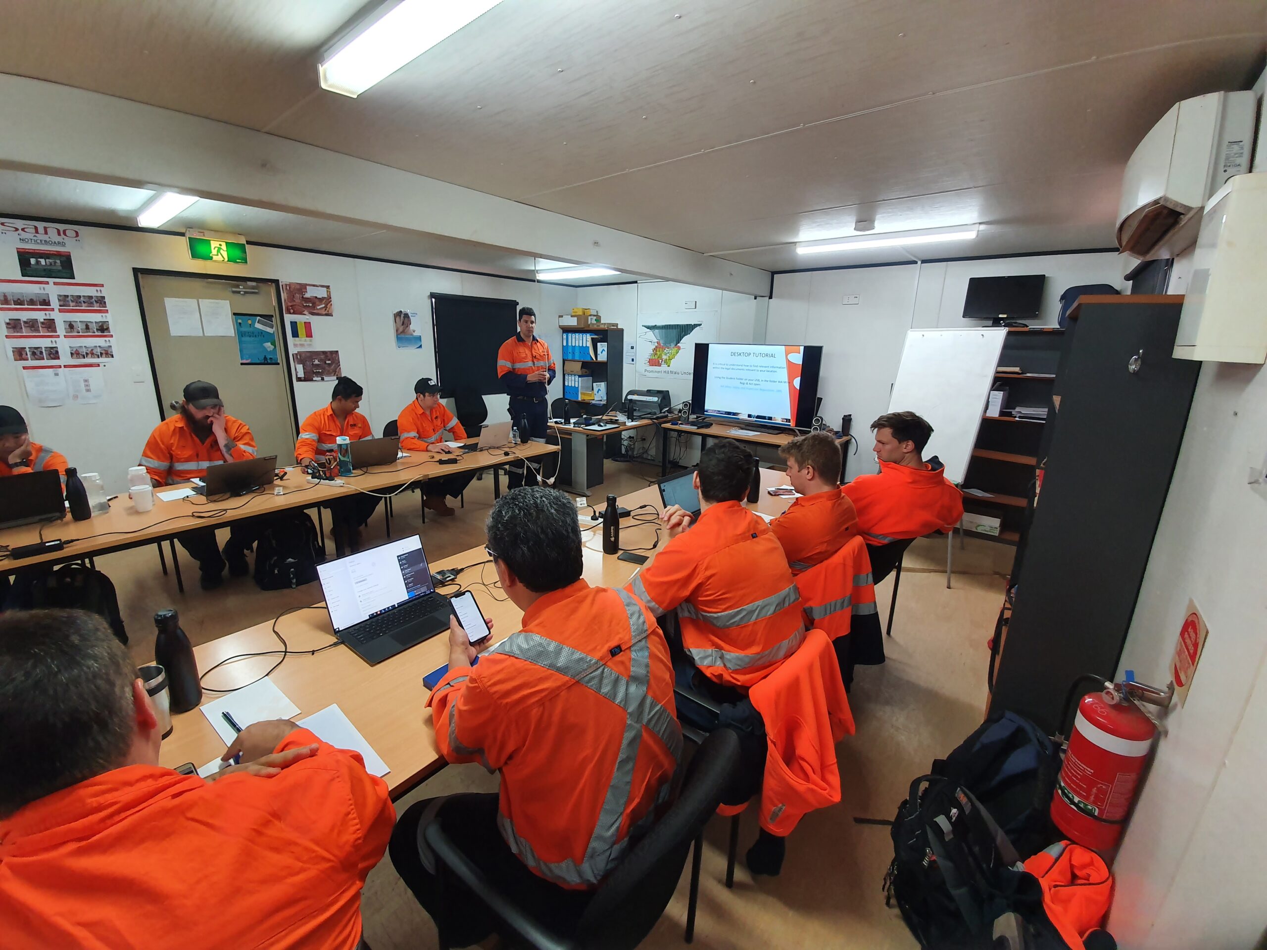 AMPS onsite drill & blast training course
