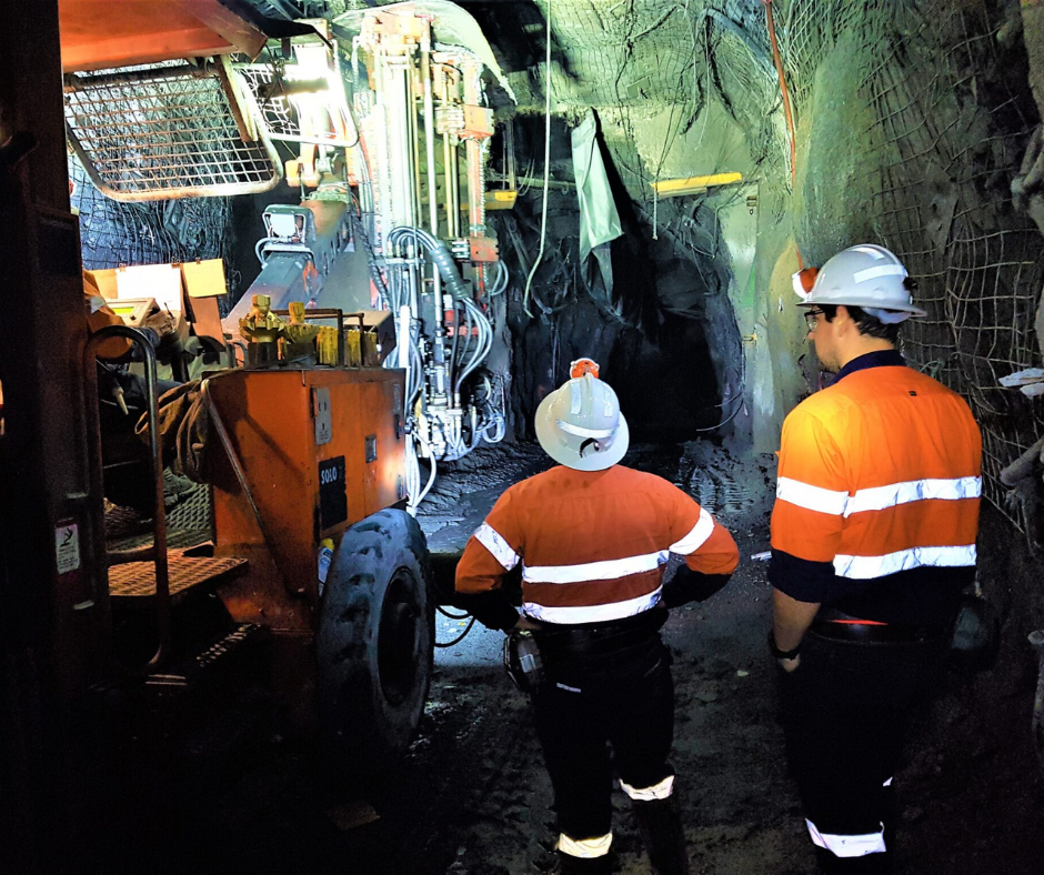 underground engineers on site