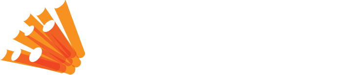 AMPS logo white text